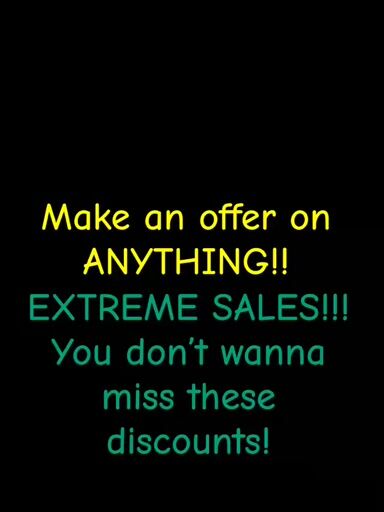 Preview pic of HUGE SALE!!! Don’t miss out!