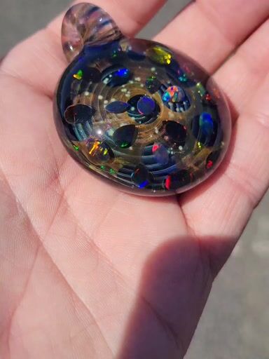 Preview pic of 2013 Jolex 19 Opal Galaxy Pendant Signed and Dated
