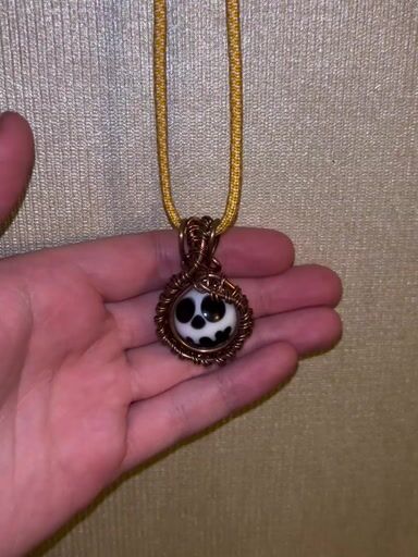 Preview pic of Spinable Nightmare B4 Christmas Marvins Glass Pendant