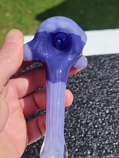 Preview pic of Skyline and purple urple honeycomb spoon