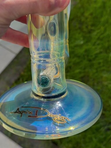 Preview pic of ApixDesign Fumed Blue Stardust Stemline with Lip Wraps