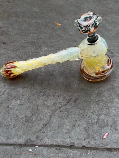 Preview pic of 9” Thick Fume Hammer Bubbler with 9mm Pullout Slide