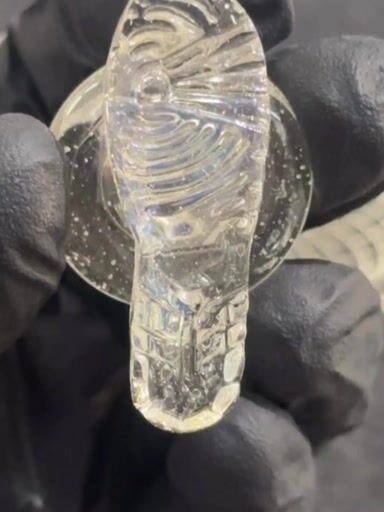 Preview pic of BLUE-V Air Jordan 1 sole spinner cap from artbymoge