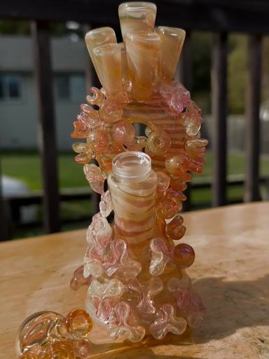 Preview pic of WC Stearns Fumed Seafloor Rig w/bubble cap