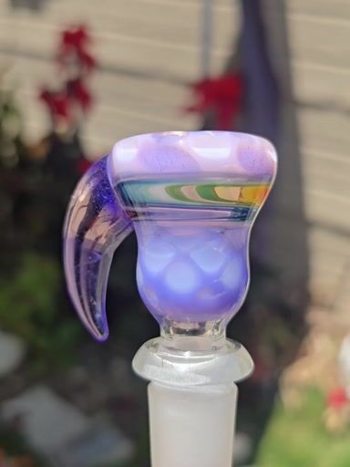 Preview pic of Purple And Pink Honeycomb Slide With Horn