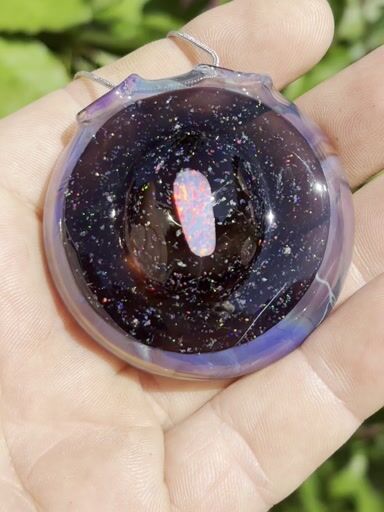 Preview pic of Crushed opal pendant