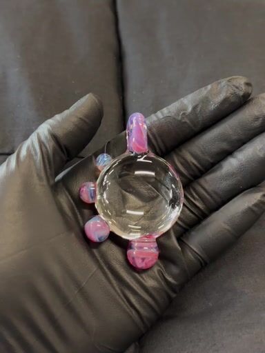 Preview pic of Clear/Pink Pendant