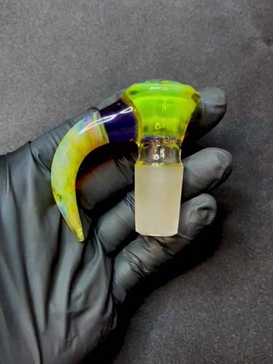 Preview pic of (2nds)Pine app over Marina/G.Purp/NS Yellow 18mm slide