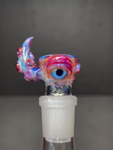 Preview pic of Amber purple 18mm tentacle monster slide