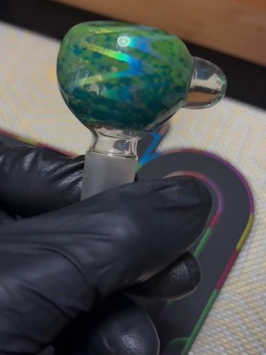 Preview pic of 🍀 LaGrana Glass Decroic Hologram Inside Out Bowl Slide 🍀