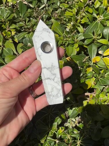 Preview pic of White Marble Rock Hand Pipe