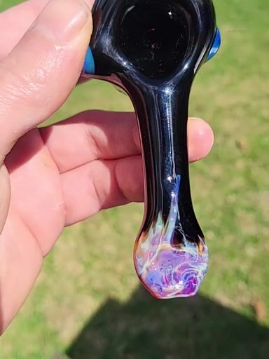 Preview pic of Jetblack and amber purple spoon