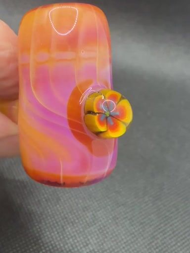 Preview pic of Amber purple over goldenrod mini hammer
