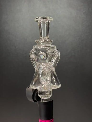 Preview pic of Iridescent Glass Puffco Pivot Glass Top