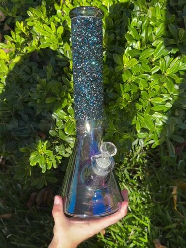 Preview pic of Midnight Bling 14 Inch Bong