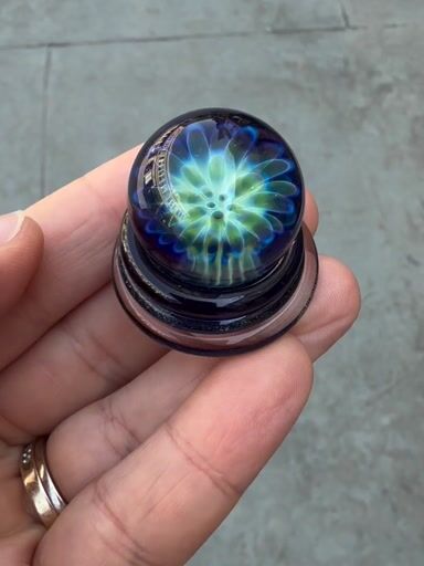 Preview pic of Marble Carb Cap by Mustard Glass (1)