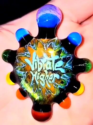 Preview pic of Erin Cartee "Vibrate Higher" Vibe Saver Fumed Pendy