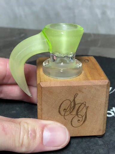 Preview pic of Sovereignty Glass Lime White Satin FA Slide