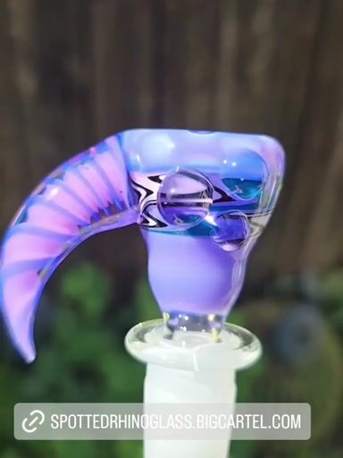 Preview pic of Purple 14mm Slide With Horn