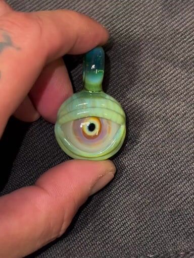 Preview pic of Eye pendant made with green energy