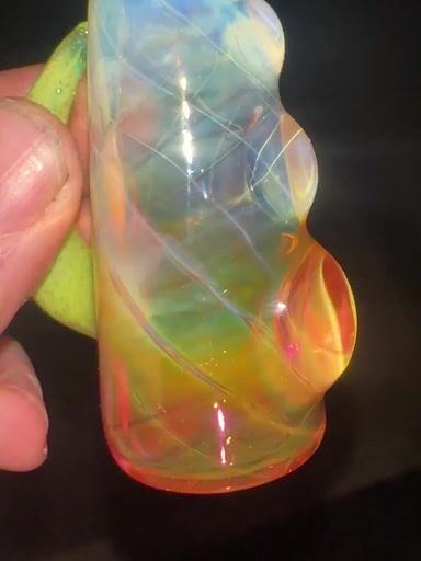 Preview pic of Gold and silver fume retichello chillum