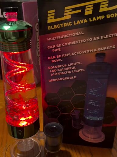 Preview pic of LFTD Electric lava lamp bong