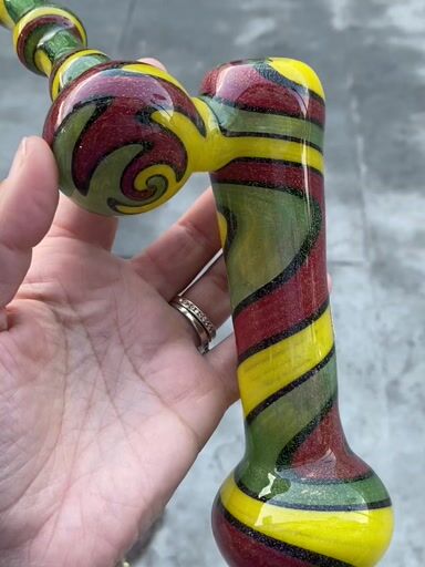 Preview pic of Rasta Dichro Sidecar Bubbler 10.5”