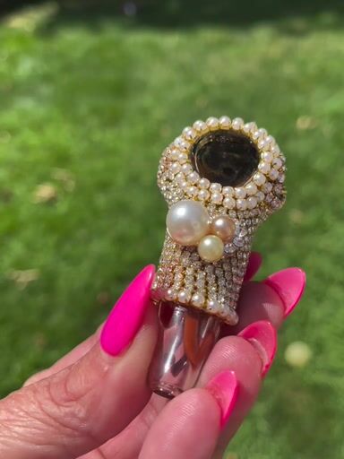 Preview pic of Mini Pearl & Crystal Rhinestone pipe
