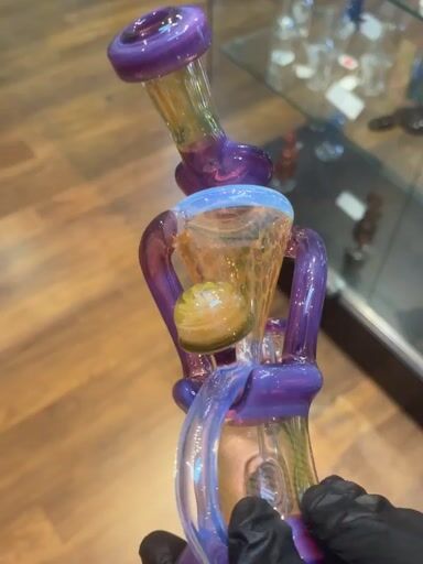 Preview pic of Ebox Gold Amethyst Recycler W/ Cap