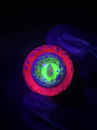 Preview pic of 30mm Opal UV Double Splatter marble