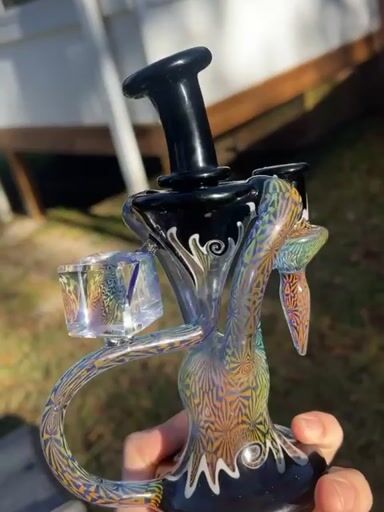 Preview pic of Hefe glass fumed recycler w/ cube