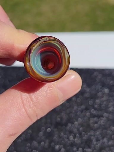 Preview pic of Double amber purple chillum