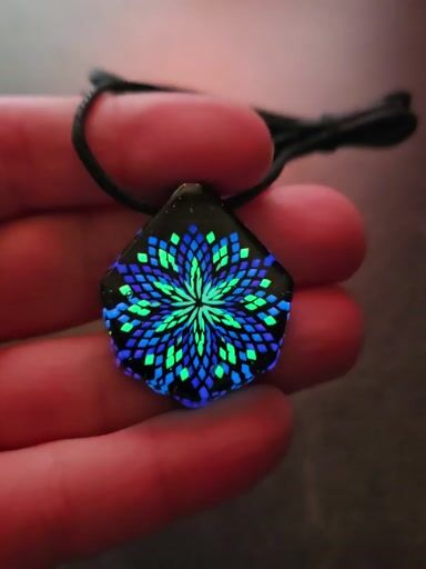 Preview pic of Fillacello Styled Mandala Layered Glow Pendant