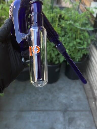 Preview pic of FLO Downstem with built in Ash Catcher (Blue)