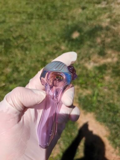 Preview pic of Transparent purple dry pipe