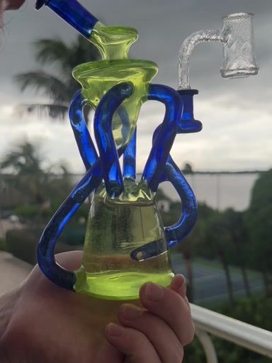Preview pic of Manchild Glass Quad Uptake Recycler