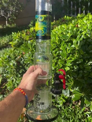 Preview pic of Lotus Wig Wag Double Tree Perc Dab Rig