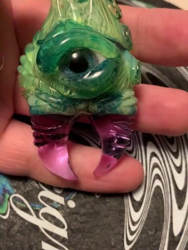 Preview pic of Maz “19 Horned Eye Hemp Pendy