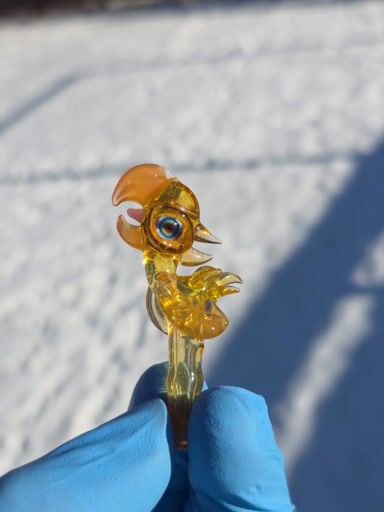 Preview pic of RJ Glass orange bird puffco peak xl joystick