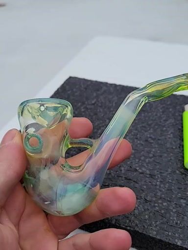 Preview pic of Bubble hash Sherlock # 5  3 hole sea slyme