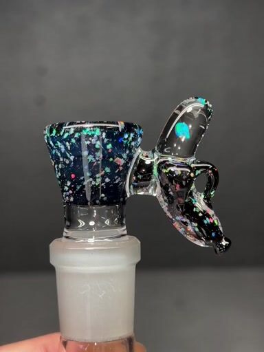 Preview pic of 18mm 4 hole Crushed opal banana slide