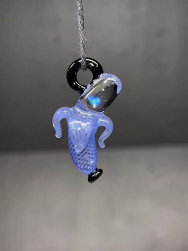 Preview pic of Blue retti/Opal banana pendant