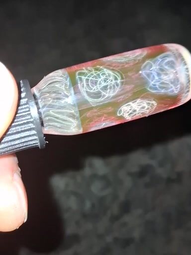 Preview pic of Gold ruby and fume vial
