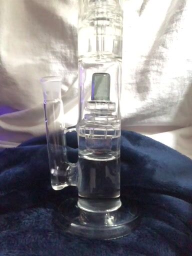 Preview pic of Tall Double Triple-Stack Perc Straight Tube (18mm)