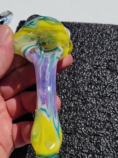 Preview pic of Wave spoon Canary,  karmaline and opaque aqua