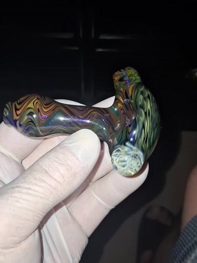 Preview pic of Fume over cobalt spoon