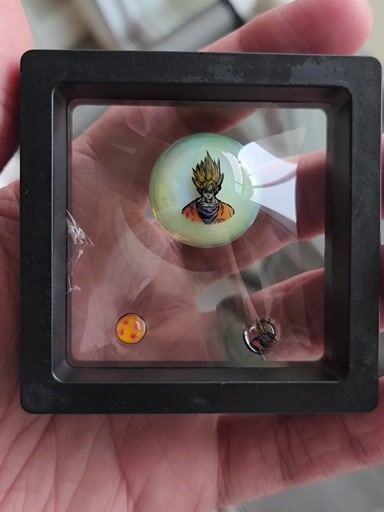 Preview pic of UV Goku marble set