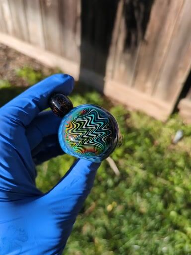 Preview pic of Amber purple line worked with cap and mag