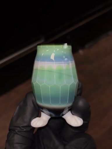 Preview pic of Faceted Jar / GlobMops holder