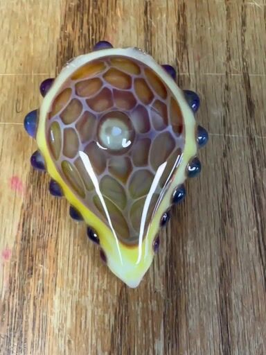 Preview pic of Cody pline honeycomb teardrop with opal disco pendant new old stock 2016 beautiful in person